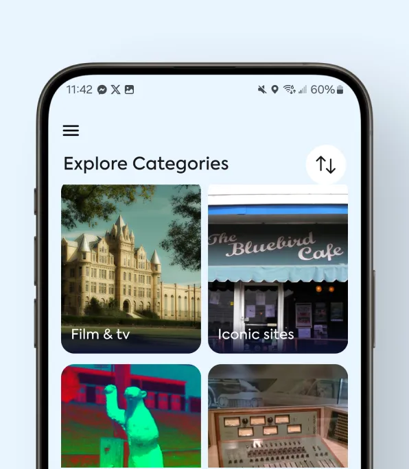 Explore Nashville's secrets across 10 categories recommendations, plus a bonus 3-Hour Tour