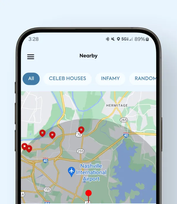 Seamlessly navigate the city with an integrated map and simple interface and wishlist